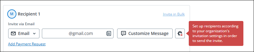 Sending Invite without Authentication